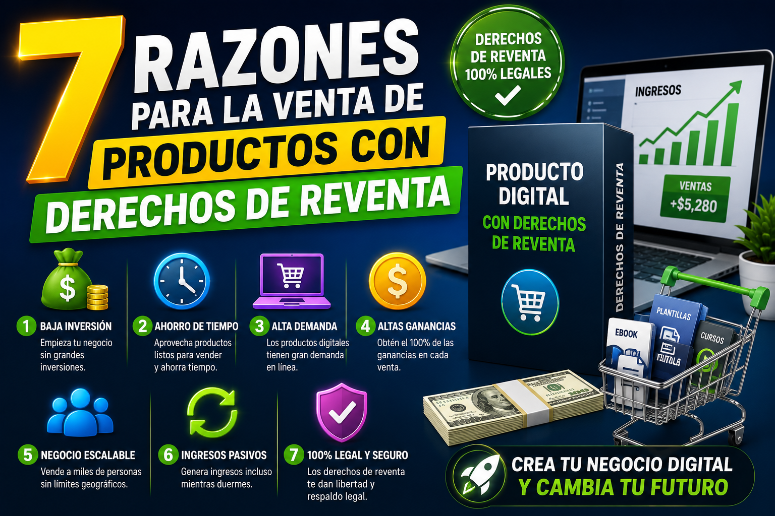 Beneficios de los Productos con Derechos de Reventa para Crear Ingresos Pasivos