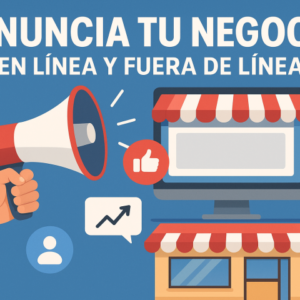 Anuncia Tu Negocio en Línea y Fuera de Línea